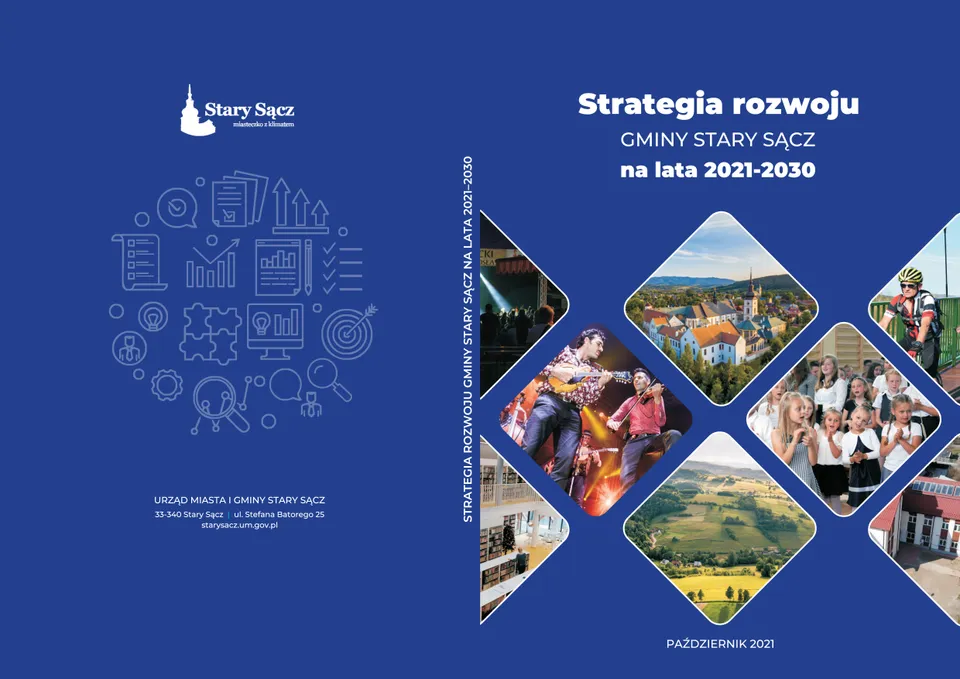 Okładka dokumentu Strategia rozwoju Gminy Stary Sącz na lata 2021-2030